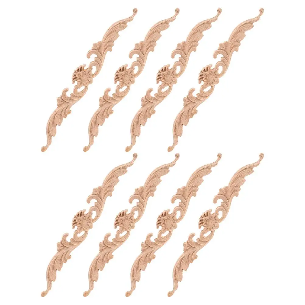 8 Pcs European Style Solid Wood Carved Onlays Decorative Lintel Appliques for Door Wall Background Furniture Wardrobes
8 Pcs European Style Solid Wood Carved Onlays Decorative Lintel Appliques for Door Wall Background Furniture Wardrobes