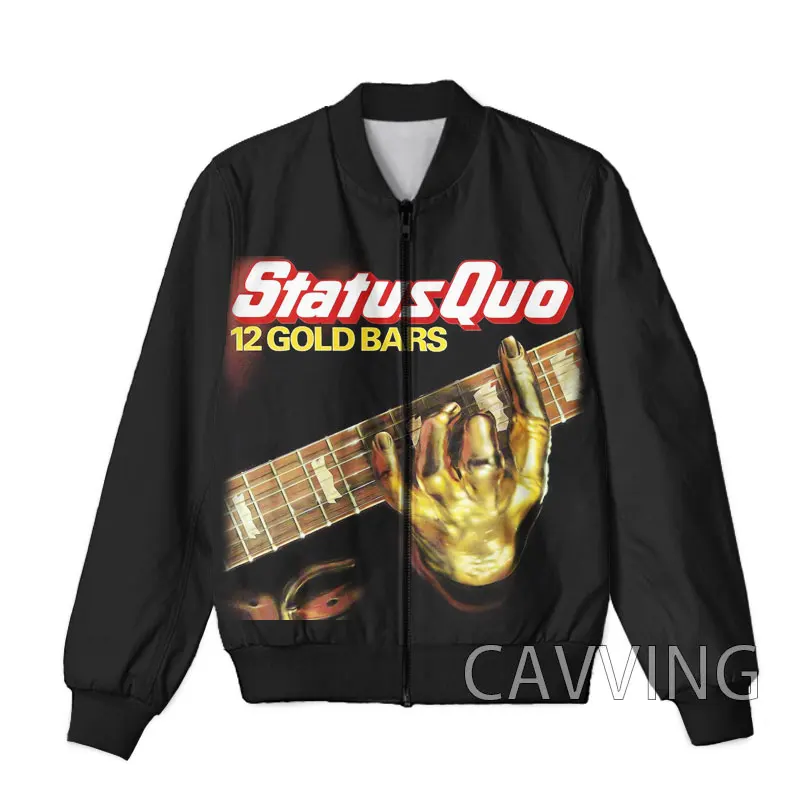 Новые модные женские/мужские куртки-бомберы с 3D принтом Status Quo Rock на молнии, мужские пальто, мужские куртки на молнии
Новые модные женские/мужские куртки-бомберы с 3D принтом Status Quo Rock на молнии, мужские пальто, мужские куртки на молнии