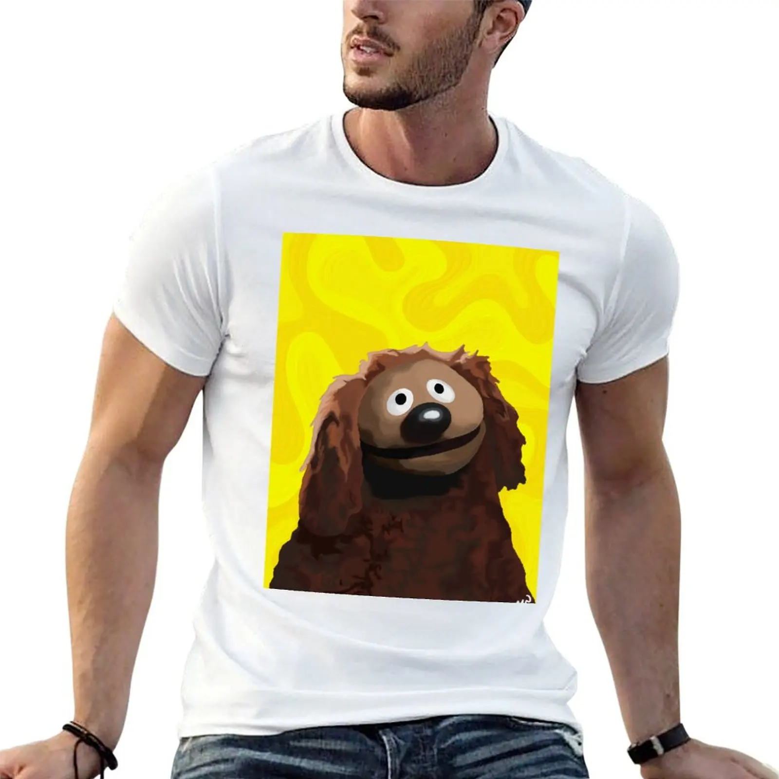 for (version cotton portrait t shirts Dog Rowlf shirt graphic The 2/3 Yellow background) t painting man pack - T-Shirt
for (version cotton portrait t shirts Dog Rowlf shirt graphic The 2/3 Yellow background) t painting man pack - T-Shirt