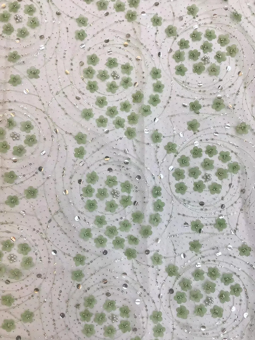 (5yards/pc) High quality lemon green African tulle lace 3D flowers French net lace fabric with sequins pearls tube beads FAX037
(5yards/pc) High quality lemon green African tulle lace 3D flowers French net lace fabric with sequins pearls tube beads FAX037