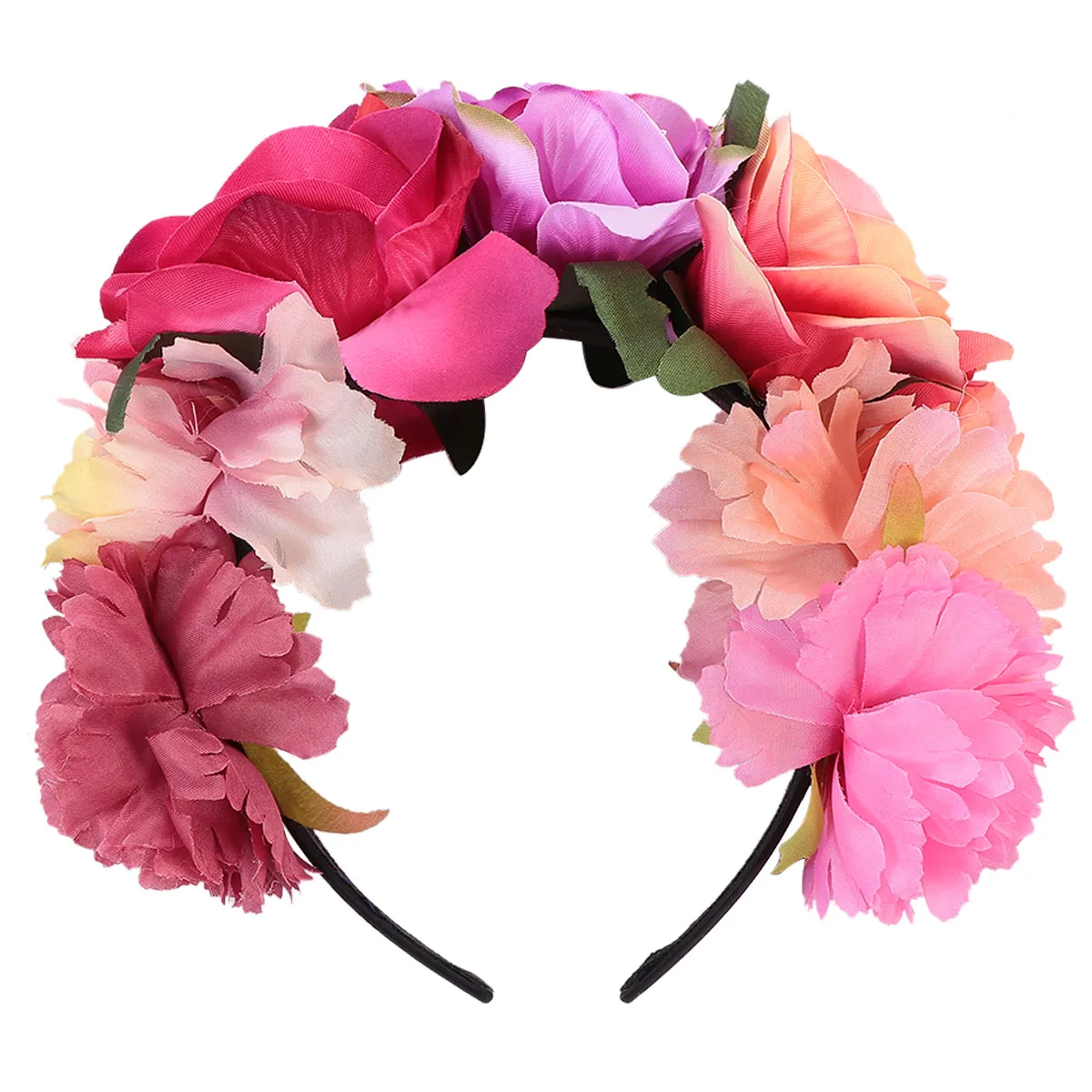 Rose Flower Hair Band Halloween Headpiece for Women Fashion Party Headdress Polyester Hair Accessories Costume Wearing
Rose Flower Hair Band Halloween Headpiece for Women Fashion Party Headdress Polyester Hair Accessories Costume Wearing