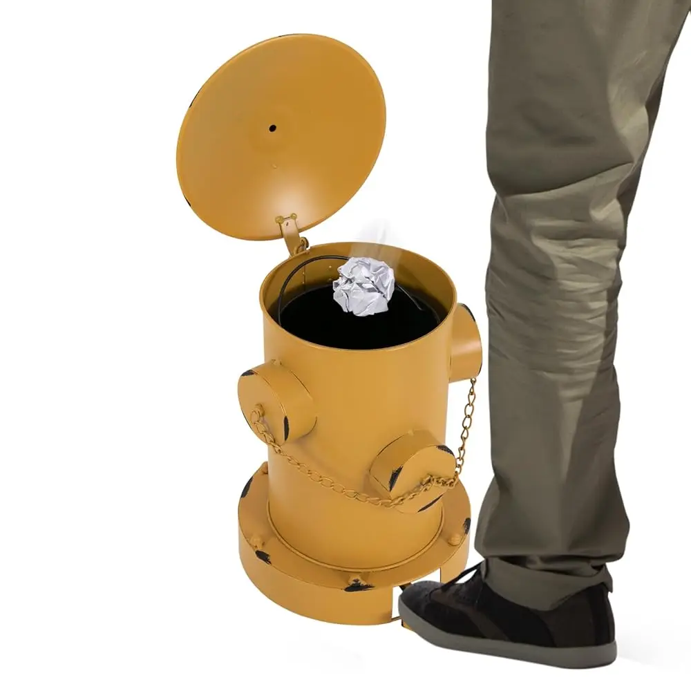 Retro Garbage Can,Stainl Steel Outdoor Dog Poop Garbage Can W/Pedal Fire Hydrant Creative Garbage Can Waste Bins For Bathroom 
Retro Garbage Can,Stainl Steel Outdoor Dog Poop Garbage Can W/Pedal Fire Hydrant Creative Garbage Can Waste Bins For Bathroom