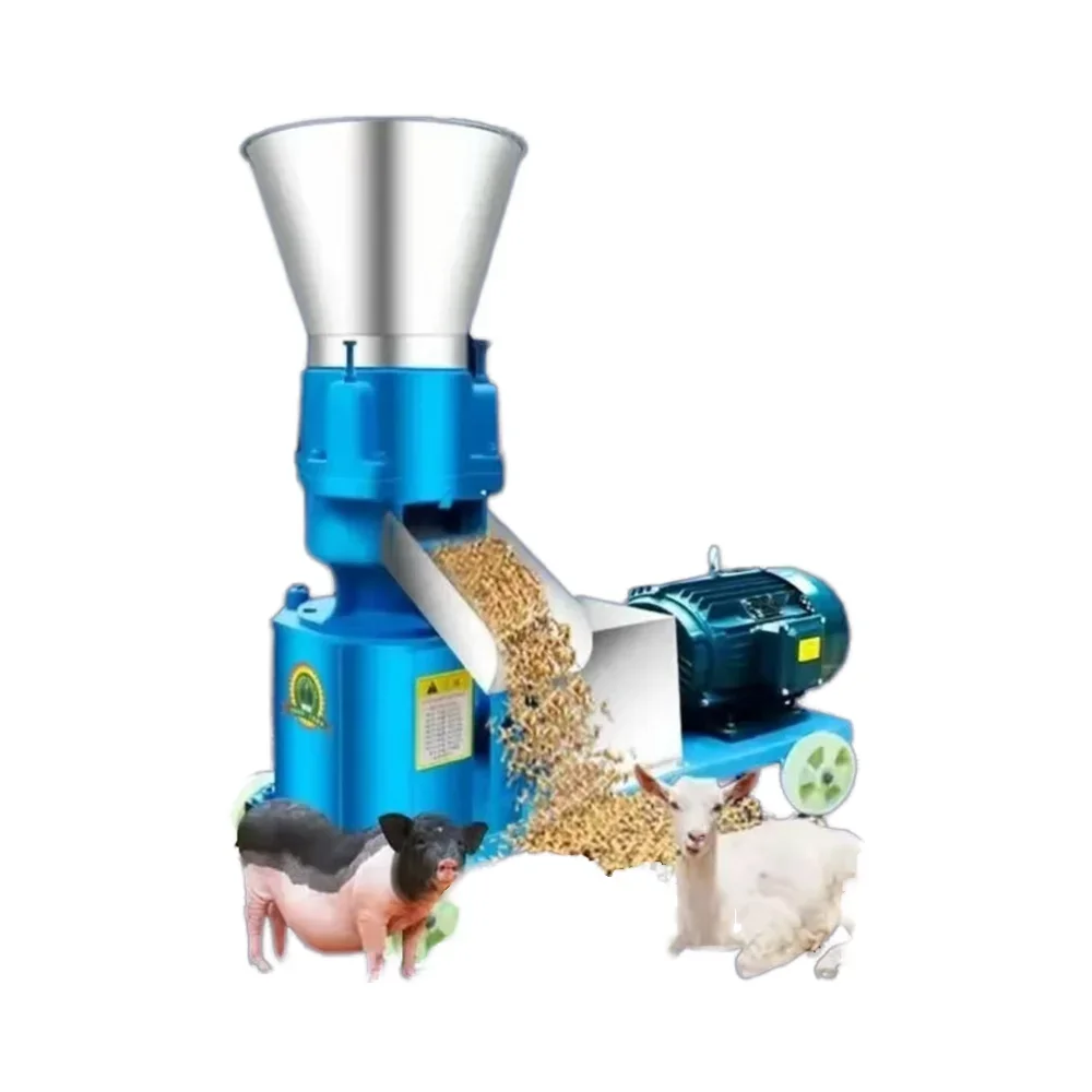 200 kg/h feed processing machine for animal poultry chicken fish feed pellet making machine
200 kg/h feed processing machine for animal poultry chicken fish feed pellet making machine