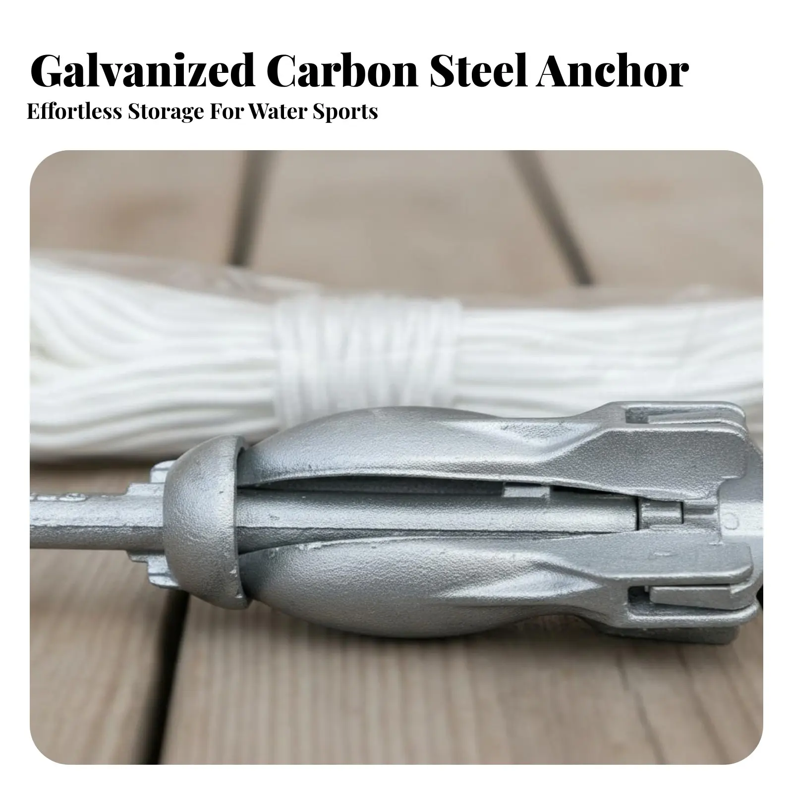 Анкер из оцинкованной стали, складная конструкция, для каяков, аксессуар для водного транспорта, компактное хранение
Анкер из оцинкованной стали, складная конструкция, для каяков, аксессуар для водного транспорта, компактное хранение