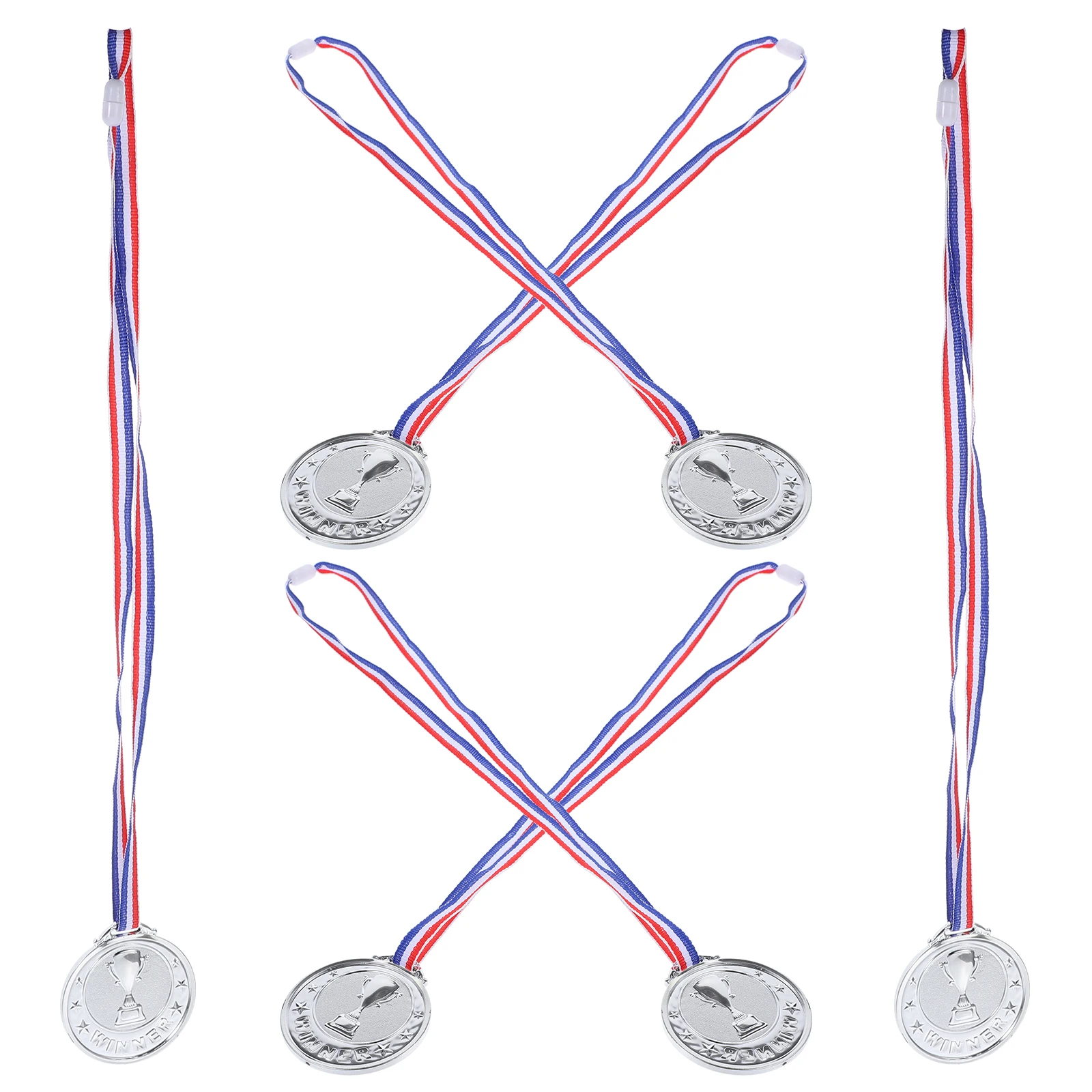 6pcs Plastic Sports Medals for Kids Awards Gift Silver Basketball Trophy Classroom Child Students Party Prop Memorabilia
6pcs Plastic Sports Medals for Kids Awards Gift Silver Basketball Trophy Classroom Child Students Party Prop Memorabilia