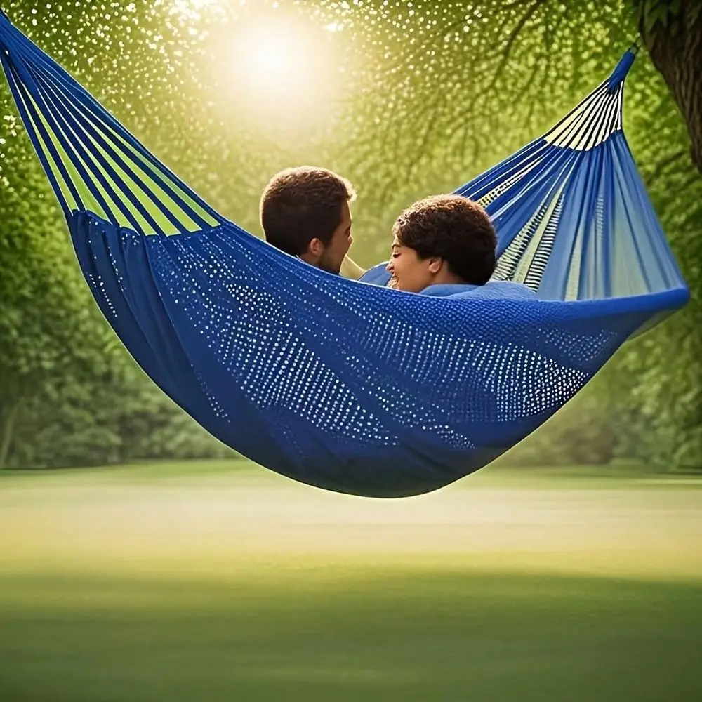 Camping Hammock, Ice Silk Hammock, Outdoor Swing Hammock, Breathable QuickDrying Fabric, Foldable Design Saves Space, Suitable
Camping Hammock, Ice Silk Hammock, Outdoor Swing Hammock, Breathable QuickDrying Fabric, Foldable Design Saves Space, Suitable