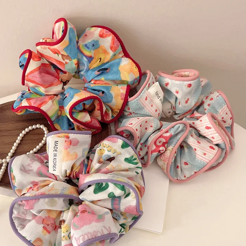Korean Fashion Big Printed Scrunchie Women Girls Elastic Hair Tie Rope Rubber Hairband Headdress Hair Accessories Ponytail Holde
Korean Fashion Big Printed Scrunchie Women Girls Elastic Hair Tie Rope Rubber Hairband Headdress Hair Accessories Ponytail Holde