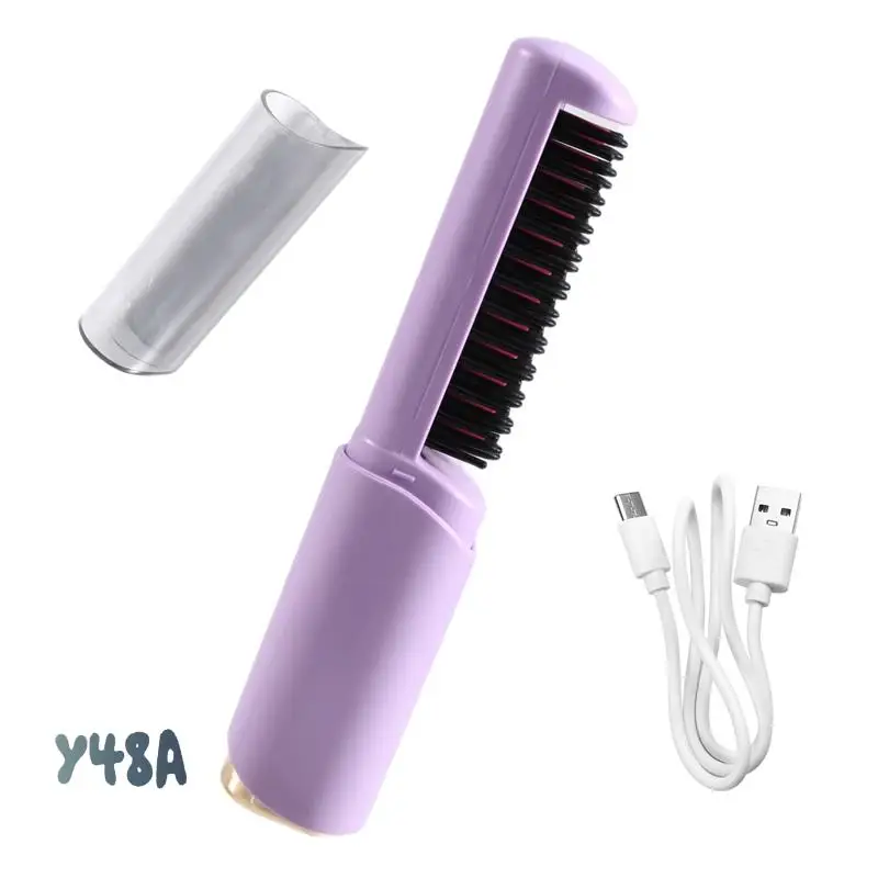 Portable Hair Straightener Comb Portable Straightening Brush Portable Straightening Brush-Y48A
Portable Hair Straightener Comb Portable Straightening Brush Portable Straightening Brush-Y48A