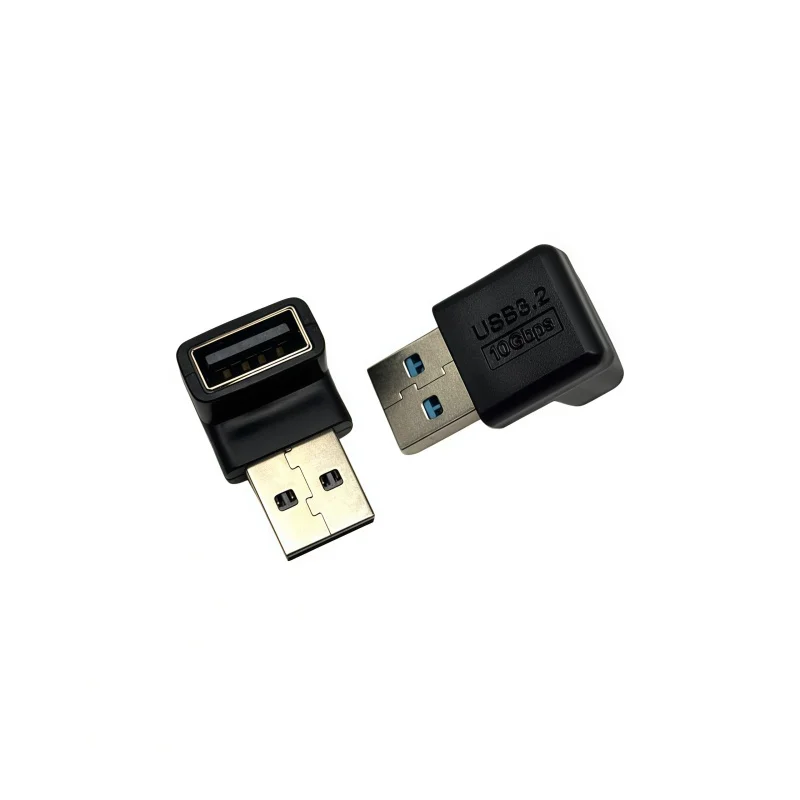 USB3.0 Male to Female 90 Degree Right Angle Extension Adapter USB Upward Elbow Adapter 10Gbps for Laptop PC Connector Converte
USB3.0 Male to Female 90 Degree Right Angle Extension Adapter USB Upward Elbow Adapter 10Gbps for Laptop PC Connector Converte