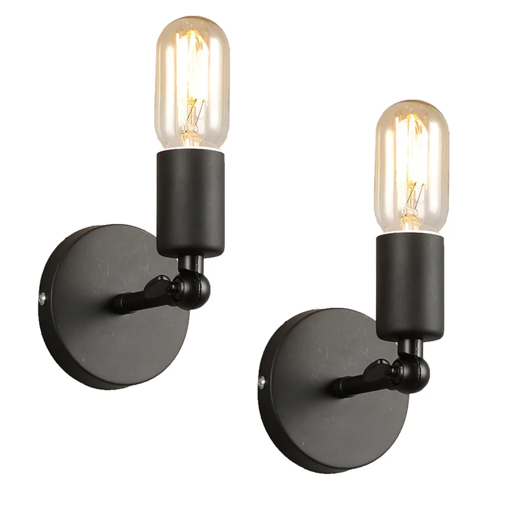 Nordic Metal Wall Lights Bedroom Bedside Lamp Black/White E27 Steering Head Wall Lamps LED Home Lighting Sconce Room Decor 
Nordic Metal Wall Lights Bedroom Bedside Lamp Black/White E27 Steering Head Wall Lamps LED Home Lighting Sconce Room Decor
