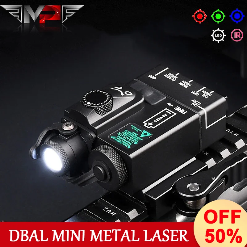 DBAL Mini Metal Laser red green blue Dot LED White Light infrared indicator Strobing Hunting weapons Lightweight 20mm guide rail
DBAL Mini Metal Laser red green blue Dot LED White Light infrared indicator Strobing Hunting weapons Lightweight 20mm guide rail