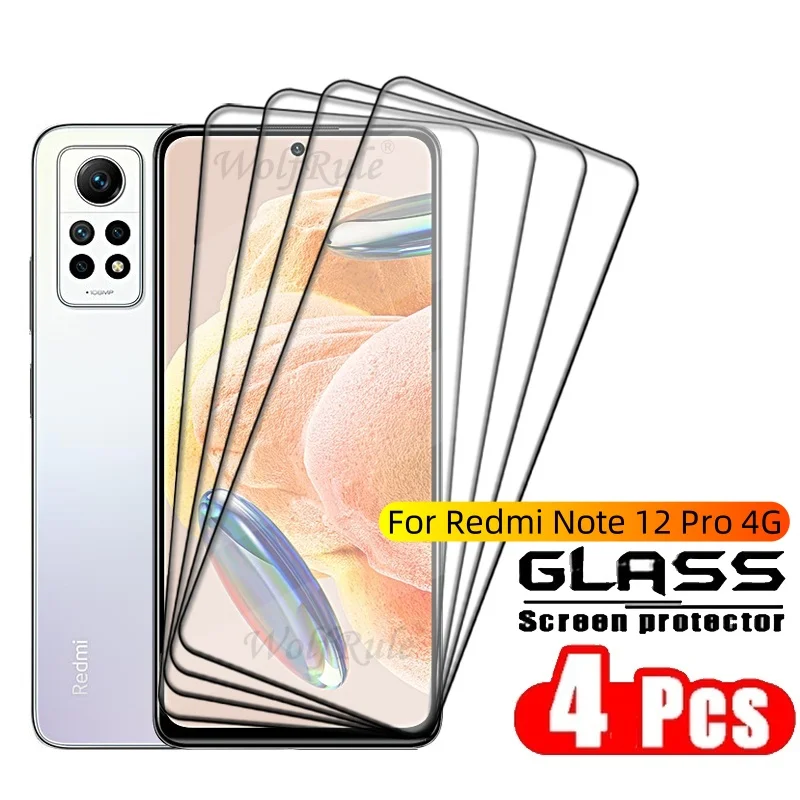 4PCS Full Cover Glass For Redmi Note 12 Pro 4G Glass Xiaomi Redmi Note 12 Pro 4G Glass 9H HD Screen Protector Redmi Note 12 Pro
4PCS Full Cover Glass For Redmi Note 12 Pro 4G Glass Xiaomi Redmi Note 12 Pro 4G Glass 9H HD Screen Protector Redmi Note 12 Pro