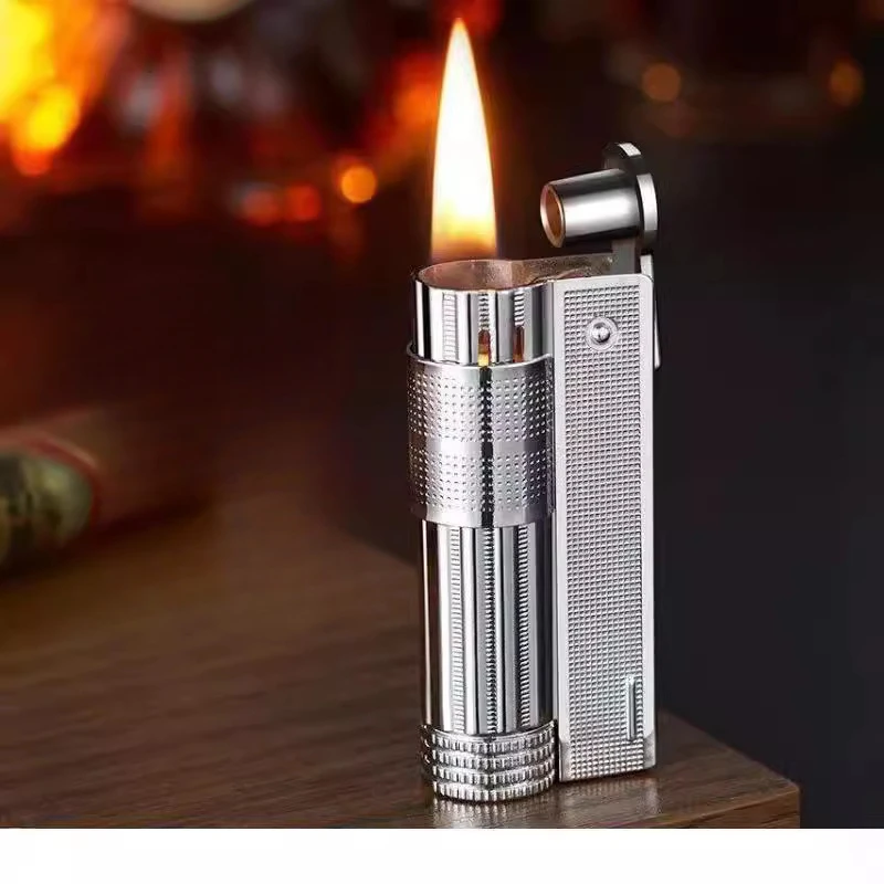 Vintage Kerosene Lighter, Old-fashioned Press, Portable Grinding Wheel , Windproof Metal , Men's High-end Gift Cigarette Lighter
Vintage Kerosene Lighter, Old-fashioned Press, Portable Grinding Wheel , Windproof Metal , Men's High-end Gift Cigarette Lighter