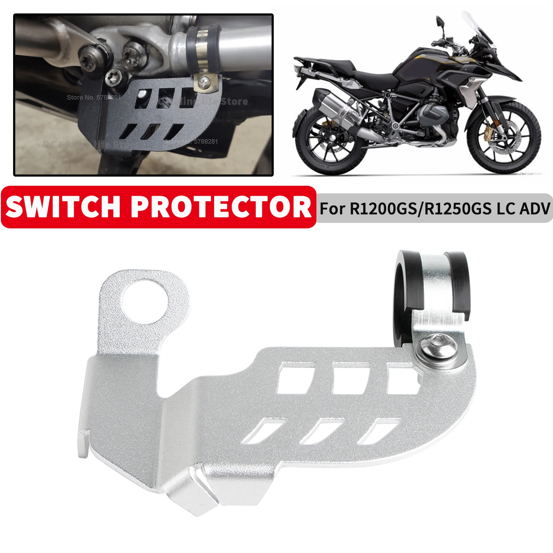 R 1200 GS Motorcycle Side Kickstand Switch Guard Protection Cover Cap For BMW R1200GS LC ADV 2014-2020 R1250GS LC ADV 2019-2022
R 1200 GS Motorcycle Side Kickstand Switch Guard Protection Cover Cap For BMW R1200GS LC ADV 2014-2020 R1250GS LC ADV 2019-2022