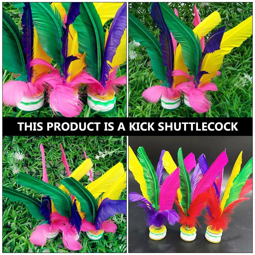 10pcs Goose Plume Shuttlecock Thickened Oxford Base Kicking Toy Colored Lightweight Sport Game Fitness Toy
10pcs Goose Plume Shuttlecock Thickened Oxford Base Kicking Toy Colored Lightweight Sport Game Fitness Toy