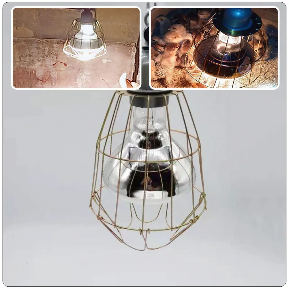 3Pcs Reliable Livestock Heating Bulb Cover High- Light Cage for Chickens Ducks Geese Pigs Dogs Sheep Farm Use
3Pcs Reliable Livestock Heating Bulb Cover High- Light Cage for Chickens Ducks Geese Pigs Dogs Sheep Farm Use