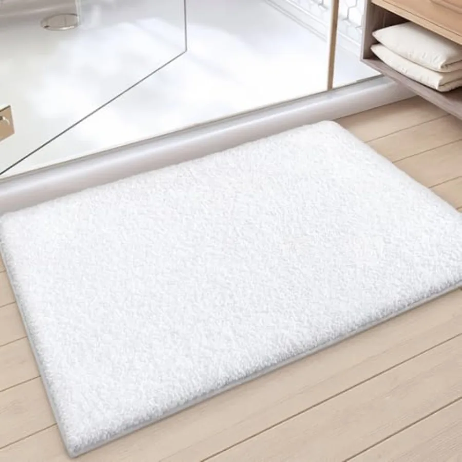 Small Bath Mats for Bathroom, 16"x24" White Bathroom Rugs, Non Slip, Absorbent, Soft, Washable, Microfiber Bathmat Shower Mat O
Small Bath Mats for Bathroom, 16"x24" White Bathroom Rugs, Non Slip, Absorbent, Soft, Washable, Microfiber Bathmat Shower Mat O