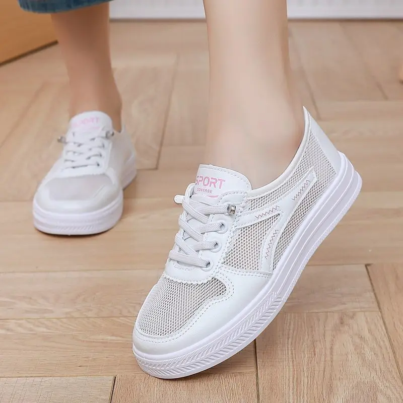 Women Shoes Spring Summer New Breathable Canvas Flat Casual Shoes Fashion White Sneakers Non Slip Soft Sole Student Comfort
Women Shoes Spring Summer New Breathable Canvas Flat Casual Shoes Fashion White Sneakers Non Slip Soft Sole Student Comfort