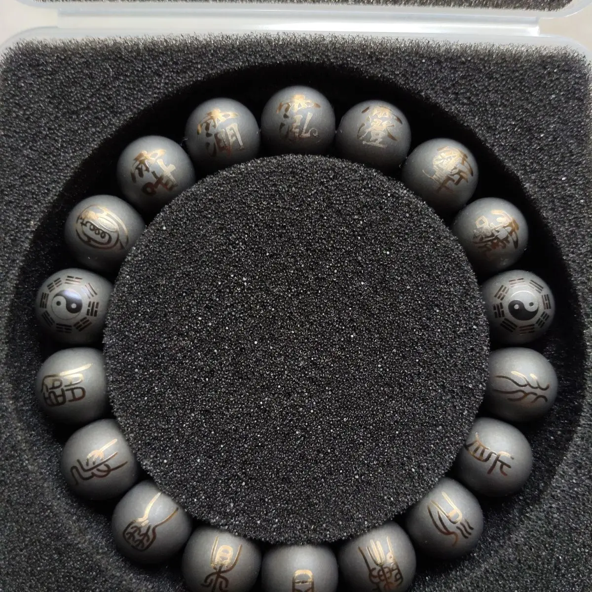 Pure Titanium Taoist Taboo Word True Words Hand String Beads Thunder 36 Handsome Purple Micro Taboo Words with Holes 12mm Rosary
Pure Titanium Taoist Taboo Word True Words Hand String Beads Thunder 36 Handsome Purple Micro Taboo Words with Holes 12mm Rosary