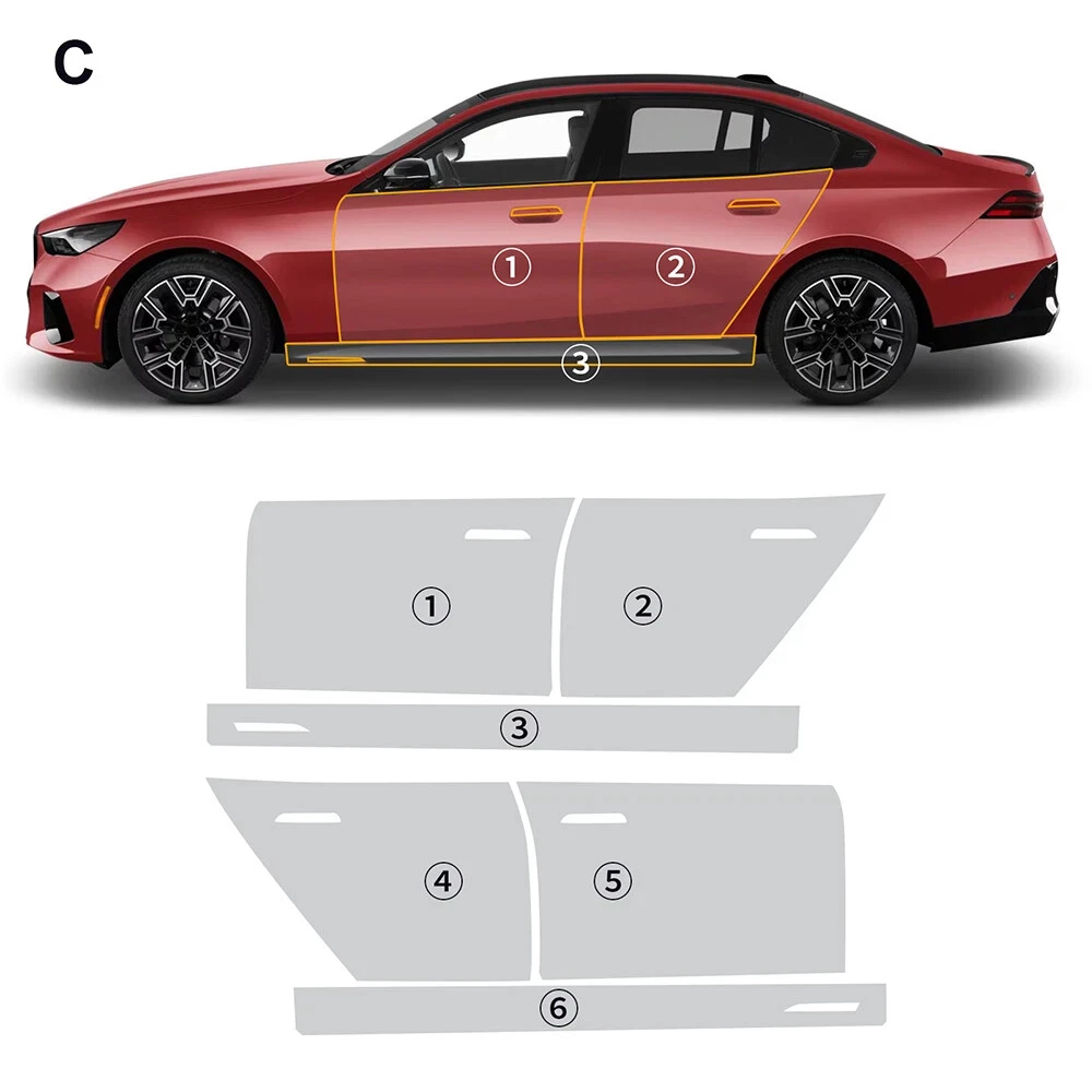 For BMW 5 Series G60 M Sport 2024-UP TPU Bumper Pre-cut PPF Clear Paint Protective Film Custom Anti Scratch Self Healing Shield
For BMW 5 Series G60 M Sport 2024-UP TPU Bumper Pre-cut PPF Clear Paint Protective Film Custom Anti Scratch Self Healing Shield