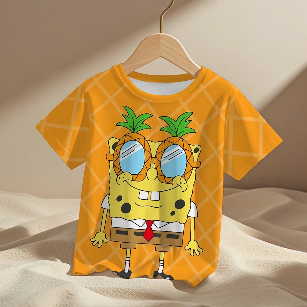 Летняя детская одежда с милым рисунком S-Spongebobs, детская одежда с 3D принтом от 3 до 14 лет, мужская уличная одежда для мальчиков и девочек, детская футболка, топ
Летняя детская одежда с милым рисунком S-Spongebobs, детская одежда с 3D принтом от 3 до 14 лет, мужская уличная одежда для мальчиков и девочек, детская футболка, топ