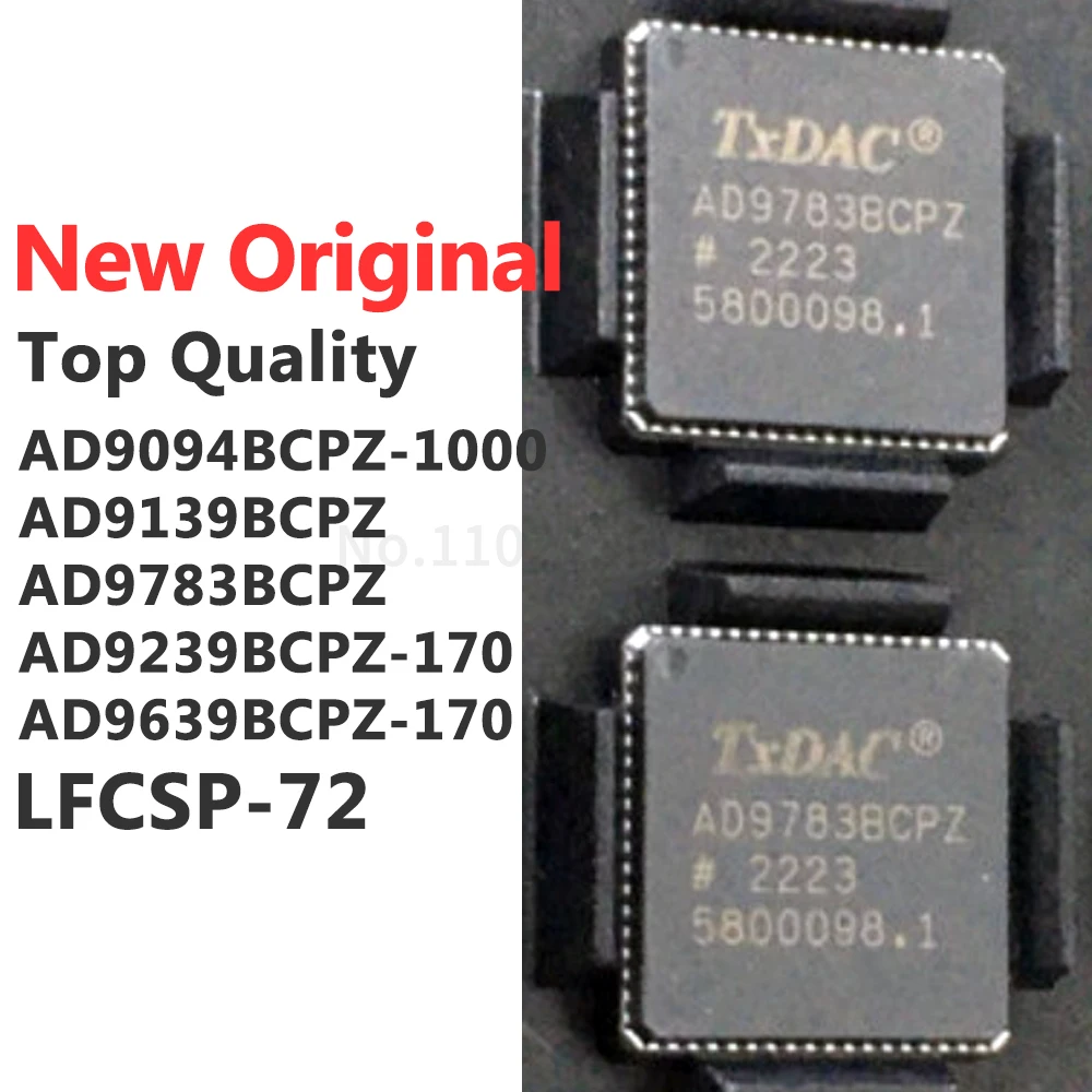 (1 Piece) AD9094BCPZ-1000 AD9139BCPZ AD9783BCPZ AD9239BCPZ-170 AD9639BCPZ-170 LFCSP-72 New Original
(1 Piece) AD9094BCPZ-1000 AD9139BCPZ AD9783BCPZ AD9239BCPZ-170 AD9639BCPZ-170 LFCSP-72 New Original