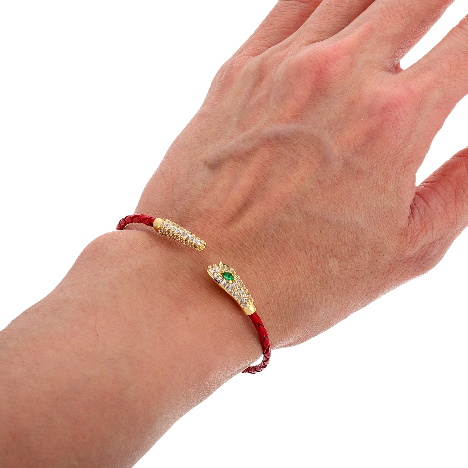Snake Shape Red Rope Bracelet Fashion Vintage Zodiac Present PU Rhinestone Bangle Wristb Men Women Party Daily Wear
Snake Shape Red Rope Bracelet Fashion Vintage Zodiac Present PU Rhinestone Bangle Wristb Men Women Party Daily Wear