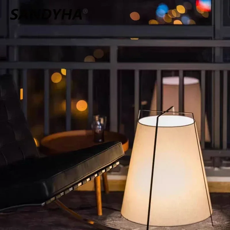 SANDYHA Modern Japanese Retro LED Floor Lamp Fabric Lampshade Living Room Home Decoration Designer Lighting
SANDYHA Modern Japanese Retro LED Floor Lamp Fabric Lampshade Living Room Home Decoration Designer Lighting