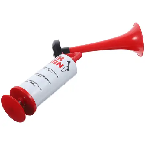Hand Pushing Air Horn Portable Cheer Trumpet Fans Horn for Football Soccer Match Party Loud Noise Maker Soccer Fan Trumpet
