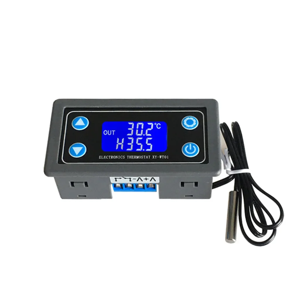 XY-WT01 Digital Temperature Controller XY-WTH1 Temperature Humidity Controller Thermometer Hygrometer Module with LED Display
XY-WT01 Digital Temperature Controller XY-WTH1 Temperature Humidity Controller Thermometer Hygrometer Module with LED Display