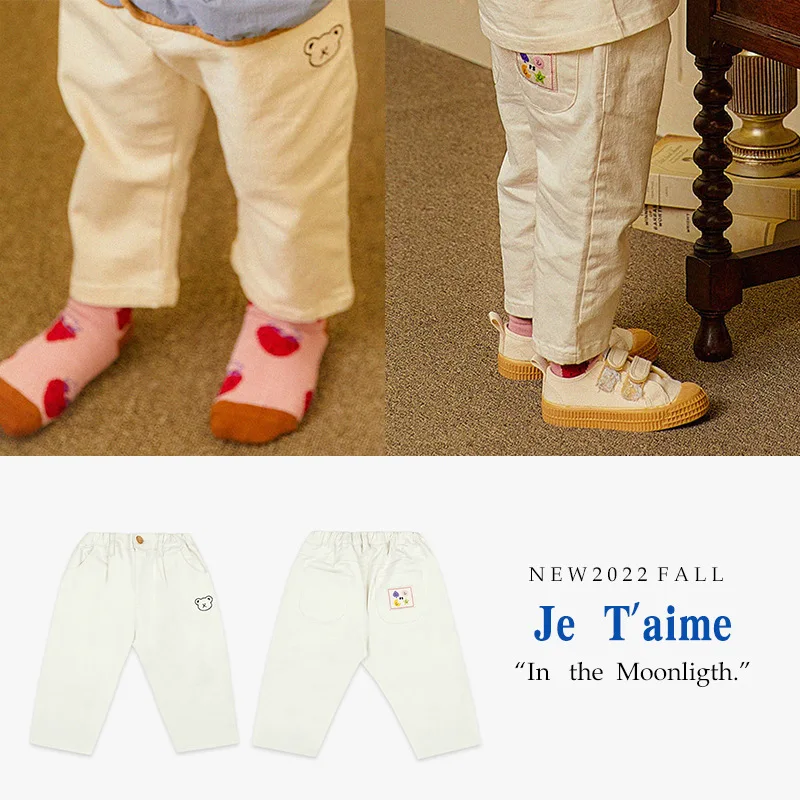 Jenny&Dave Spot 23 Autumn New Children's Leisure Pants Small and Medium Children's Boys and Girls' Cartoon Bear Head Embroidery
Jenny&Dave Spot 23 Autumn New Children's Leisure Pants Small and Medium Children's Boys and Girls' Cartoon Bear Head Embroidery