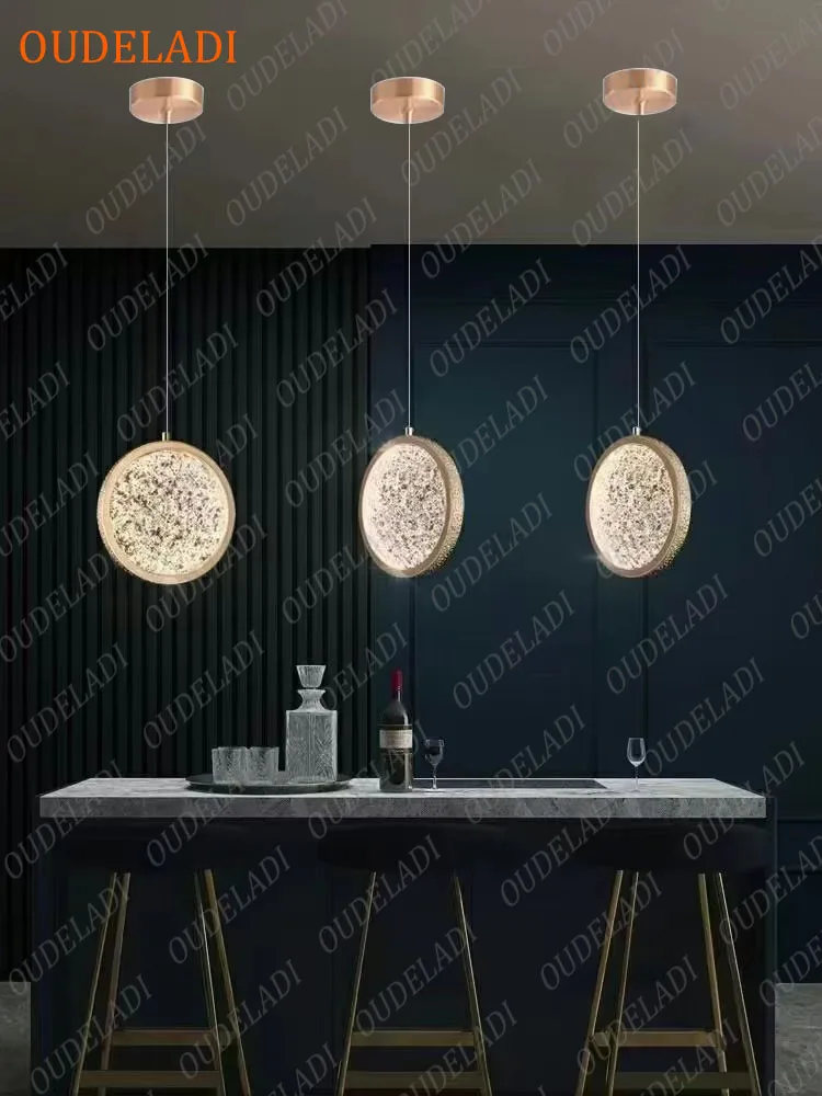Современный подвесной круглый светильник для ресторана, декоративный обеденный стол, кухонный остров, Золотая лампа для столовой, прикроватная Подвесная лампа
Современный подвесной круглый светильник для ресторана, декоративный обеденный стол, кухонный остров, Золотая лампа для столовой, прикроватная Подвесная лампа