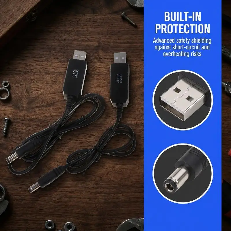 1Pcs 21V Lithium Battery Dedicated Charging Cable 5V To 21V Boost Cable DC Interface USB Adapter Cable Charger
1Pcs 21V Lithium Battery Dedicated Charging Cable 5V To 21V Boost Cable DC Interface USB Adapter Cable Charger