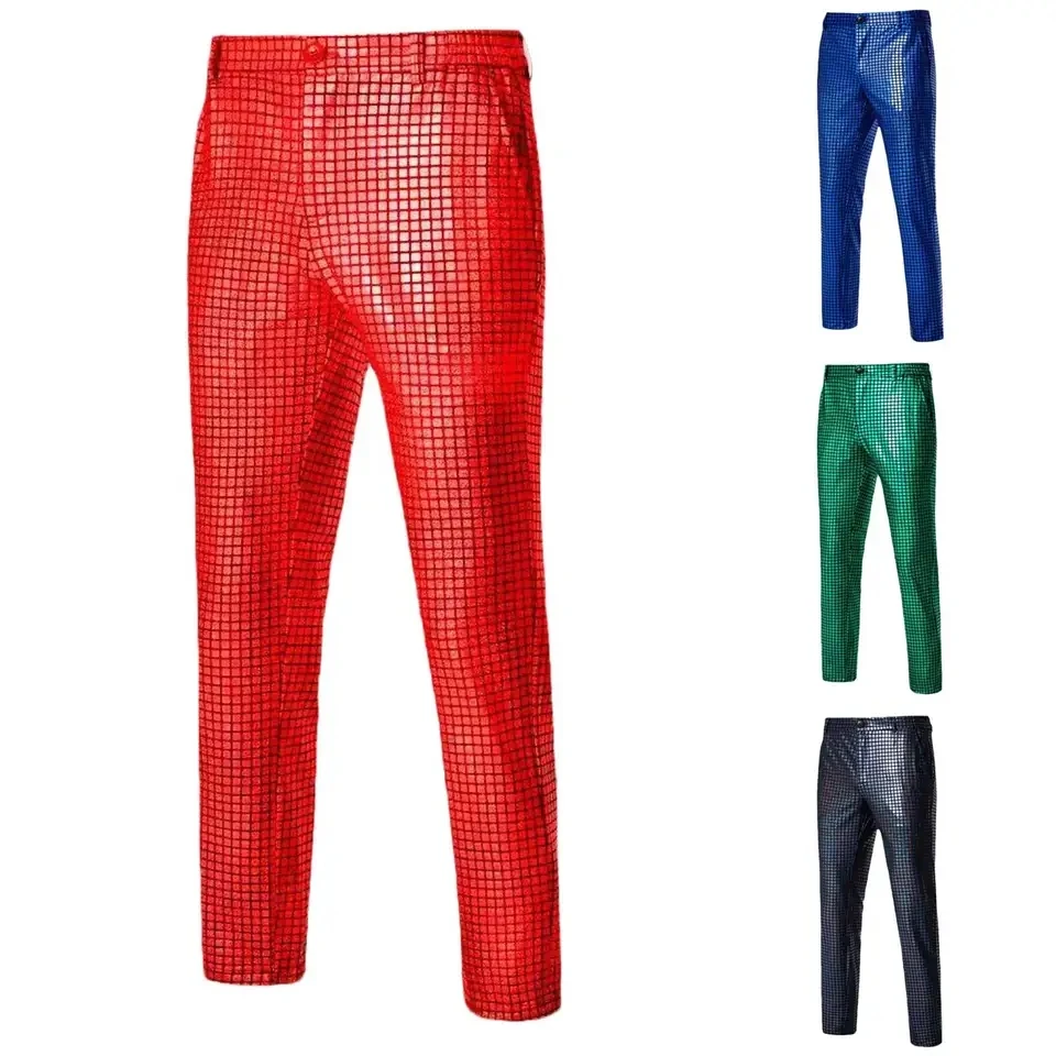 Shiny Plaid Trousers For Men Disco Dance Nightclub DJ Stage Prom Bling Pants Carnival Party Performance Costume Men's Clothing
Shiny Plaid Trousers For Men Disco Dance Nightclub DJ Stage Prom Bling Pants Carnival Party Performance Costume Men's Clothing