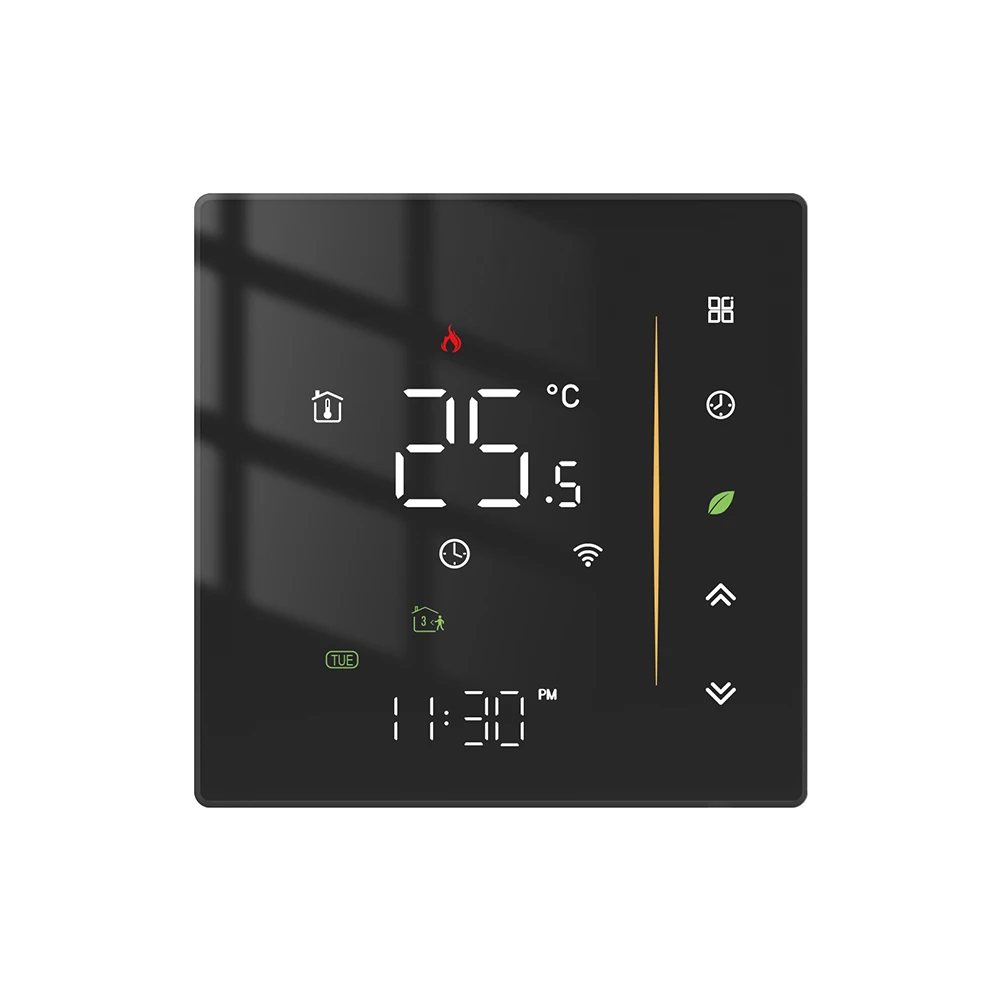 Умный термостат для подогрева пола Zigbee, термостат для подогрева пола, детали для умного дома
Умный термостат для подогрева пола Zigbee, термостат для подогрева пола, детали для умного дома