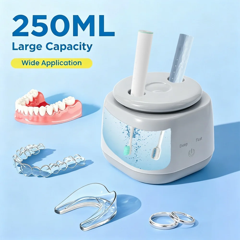 Ultrasonic Cleaner Ultrasound Jewelry Cleaner UV Light Sterilization Dentures Retainer Washing Machine Ultrasonic Cleaning Bath
Ultrasonic Cleaner Ultrasound Jewelry Cleaner UV Light Sterilization Dentures Retainer Washing Machine Ultrasonic Cleaning Bath