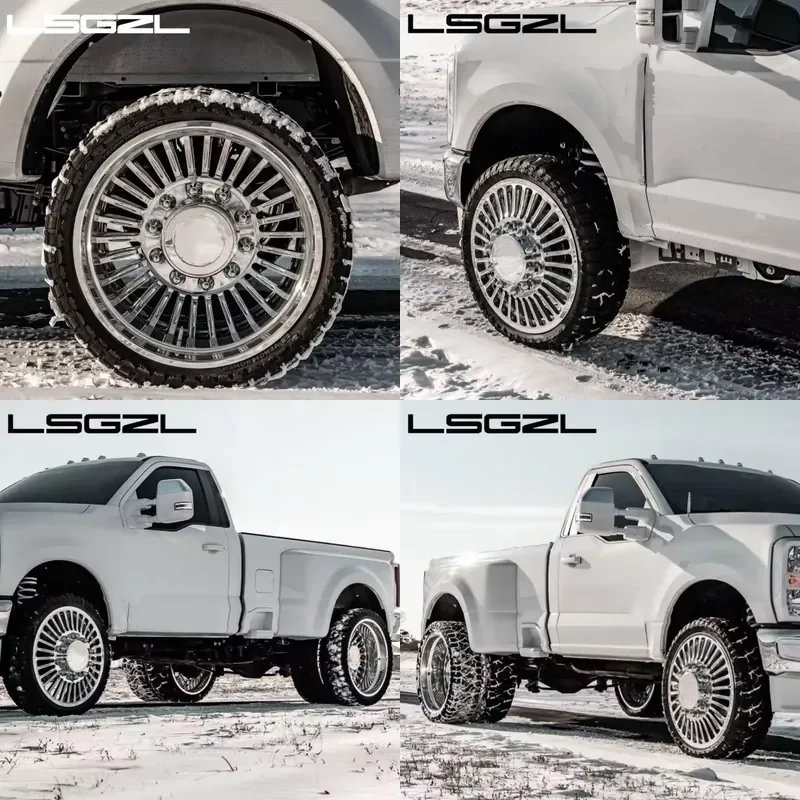i LSGZL Dually Forged Wheels 8x6.5 6x139.7 8x180 10x225 Multi-spoke OffRoad Wheels 22 24 26 Inch Forged Truck Rims for F350
i LSGZL Dually Forged Wheels 8x6.5 6x139.7 8x180 10x225 Multi-spoke OffRoad Wheels 22 24 26 Inch Forged Truck Rims for F350