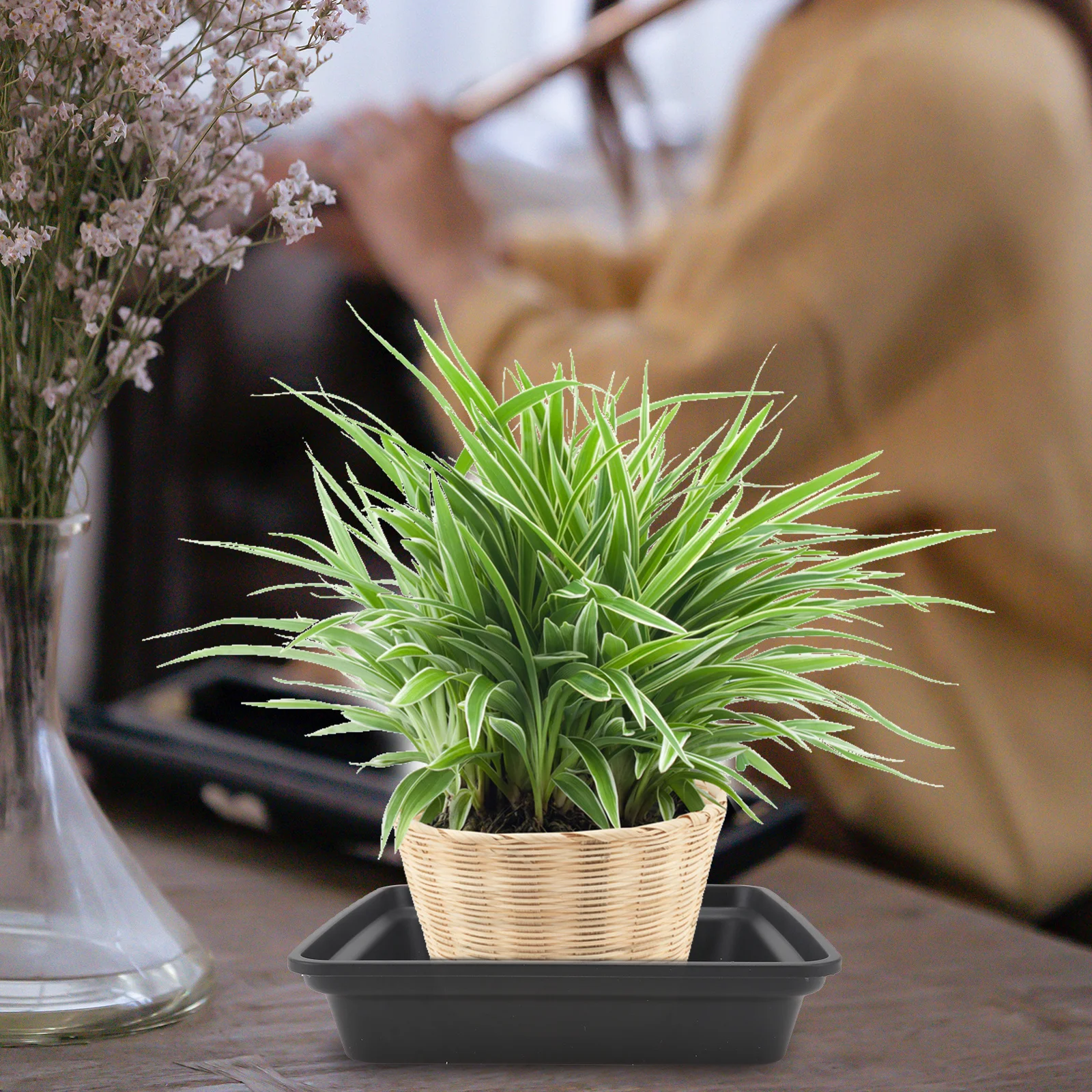 6Pcs Flower Pot Tray European Style Square Design Durable PP Resin Plant Pot Water Tray Indoor Outdoor Gardening Balcony
6Pcs Flower Pot Tray European Style Square Design Durable PP Resin Plant Pot Water Tray Indoor Outdoor Gardening Balcony