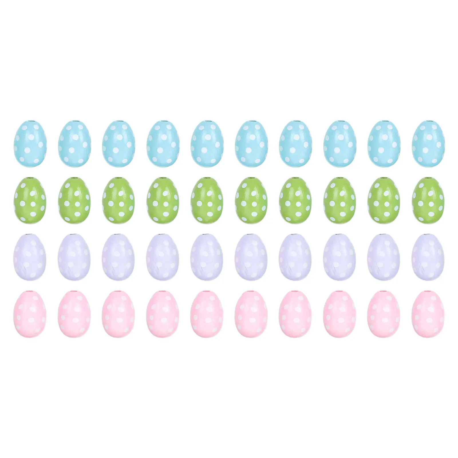 40Pcs Easter Wooden Beads Egg Shape Smooth Surface DIY Craft Supplies for Jewelry DIY Bracelet Necklace Door Window Hanging
40Pcs Easter Wooden Beads Egg Shape Smooth Surface DIY Craft Supplies for Jewelry DIY Bracelet Necklace Door Window Hanging