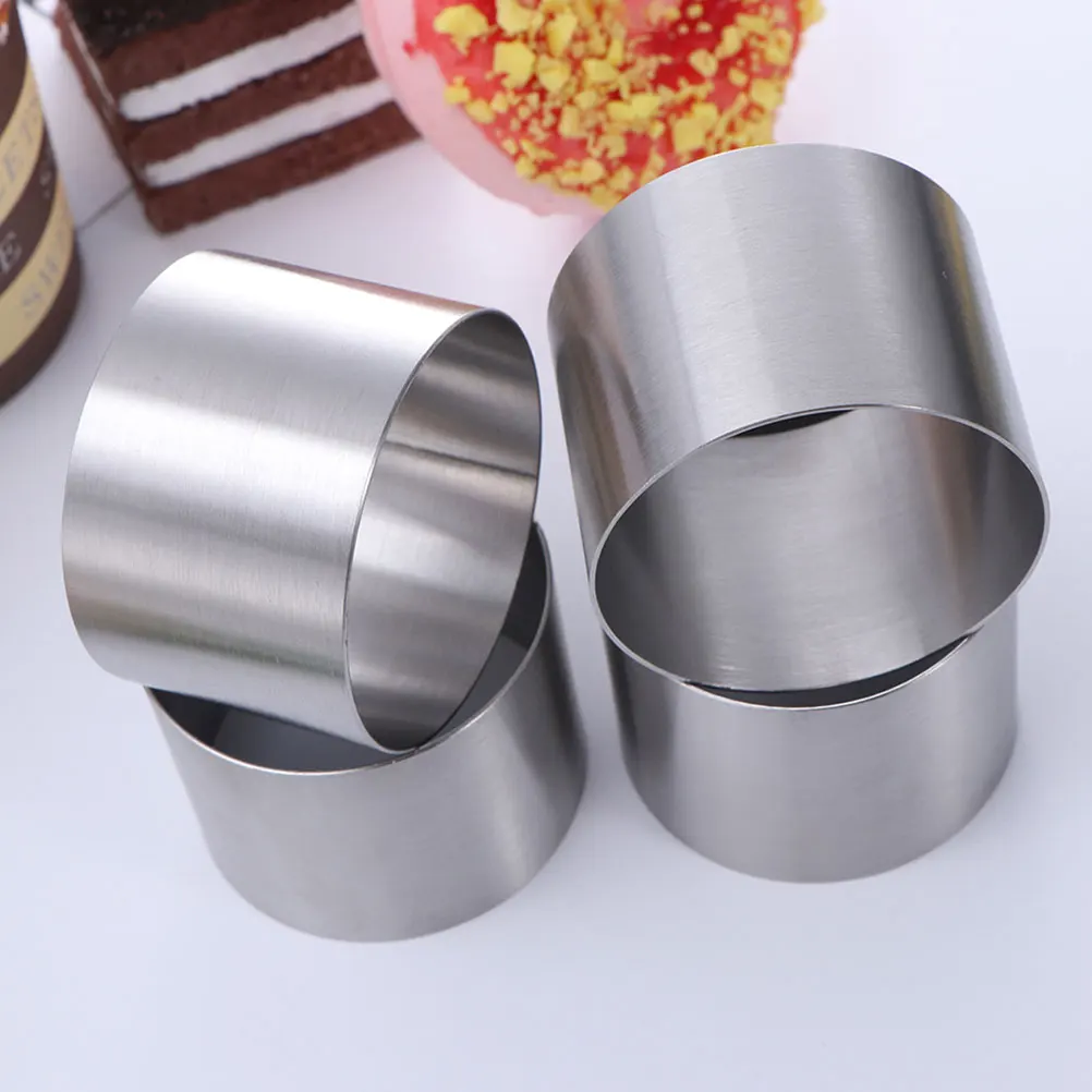 8 Pcs Stainless Steel Mousse Circle Cake Ring Small Round Pans Non stick Tray Mold Kitchen Baking Supplies Cookie Tools
8 Pcs Stainless Steel Mousse Circle Cake Ring Small Round Pans Non stick Tray Mold Kitchen Baking Supplies Cookie Tools