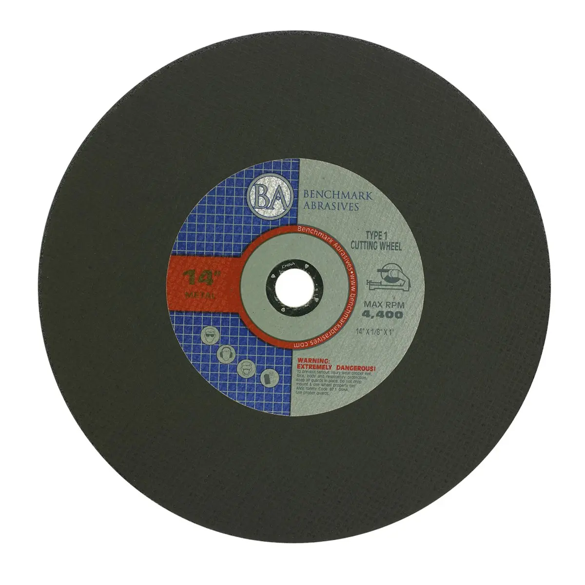 14 Inch Chop Saw Blade, Aluminum Oxide Cutting Wheel for Metal, 1/8" x 1" Arbor, Fast Circular Saw Blade for Steel, Drywall, 10
14 Inch Chop Saw Blade, Aluminum Oxide Cutting Wheel for Metal, 1/8" x 1" Arbor, Fast Circular Saw Blade for Steel, Drywall, 10