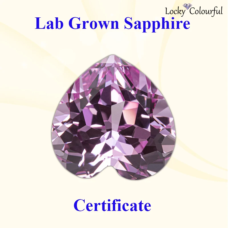 Lab Grown Sapphire Pink Color Heart Shape Top Quality Charm Beads Selectable AGL Certificate for Diy Jewelry Making Earrings
Lab Grown Sapphire Pink Color Heart Shape Top Quality Charm Beads Selectable AGL Certificate for Diy Jewelry Making Earrings
