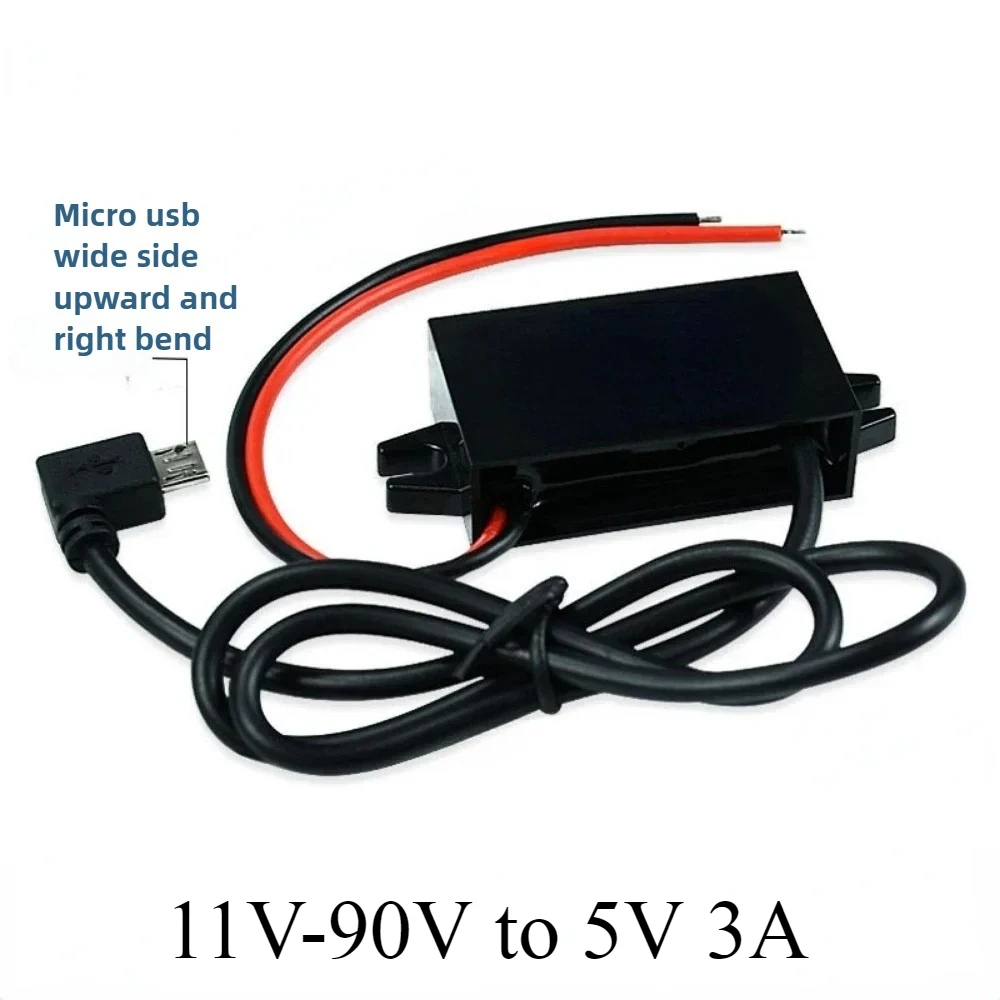 12V 24V 36V 48V 60V 72V Buck to 5V 3A USB DC DC Step Down Power Converter Car Auto Phone Motorcycle Charger Adapter 11V-90V
12V 24V 36V 48V 60V 72V Buck to 5V 3A USB DC DC Step Down Power Converter Car Auto Phone Motorcycle Charger Adapter 11V-90V