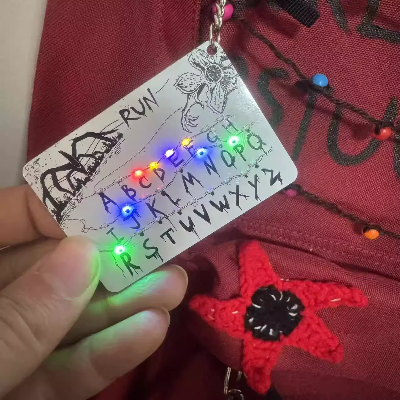 LED Light Up Alphabet Keychain: Anime Merchandise Acrylic Charm, Custom Letter Pendant for Bag Phone Car, Fan Gift
LED Light Up Alphabet Keychain: Anime Merchandise Acrylic Charm, Custom Letter Pendant for Bag Phone Car, Fan Gift