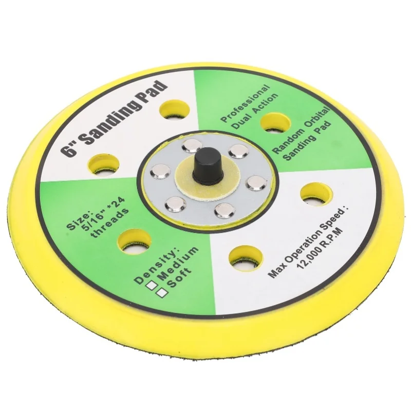 Universal 6in Sander Sanding Pad Round Grinding Disc Abrasive Polishing Disk Wheel 6 Holes
Universal 6in Sander Sanding Pad Round Grinding Disc Abrasive Polishing Disk Wheel 6 Holes