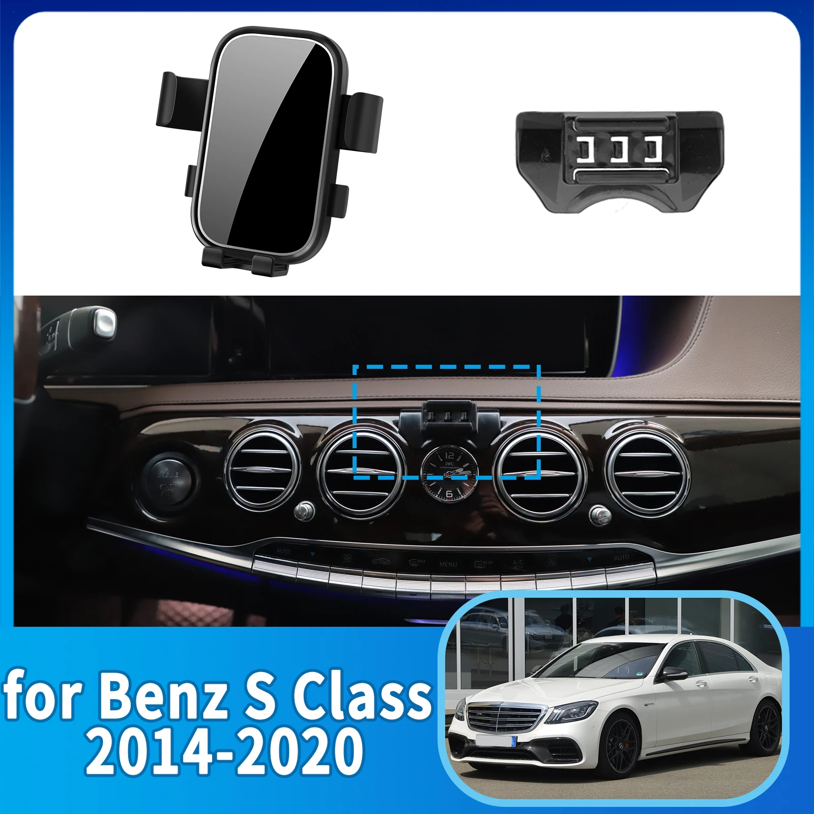Accessories Car Mobile Phone Holder for Benz S Class W222 2014~2020 GPS Bracket Navigation Stand Auto
Accessories Car Mobile Phone Holder for Benz S Class W222 2014~2020 GPS Bracket Navigation Stand Auto