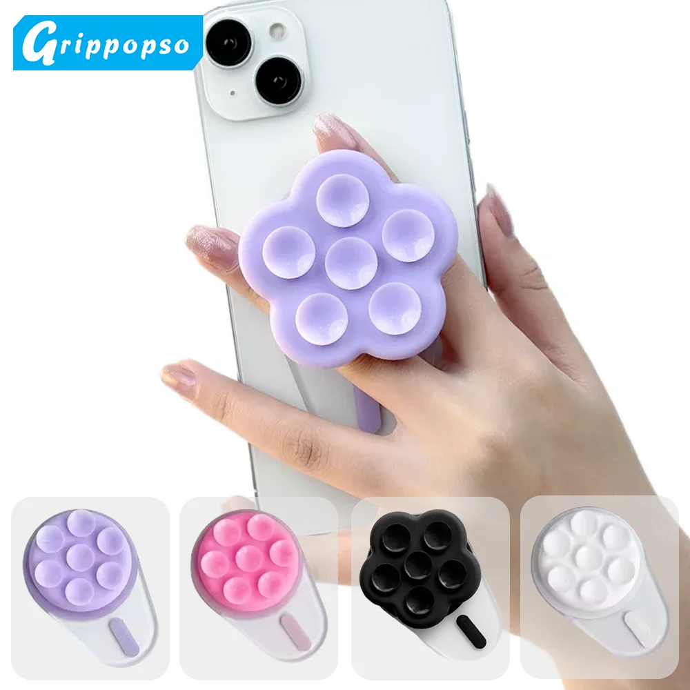 Grippopso Universal Round Suction Cup Phone Mount Flower Strong Magnetic Phone Holder Mount with Silicone Cover Phone Grip
Grippopso Universal Round Suction Cup Phone Mount Flower Strong Magnetic Phone Holder Mount with Silicone Cover Phone Grip