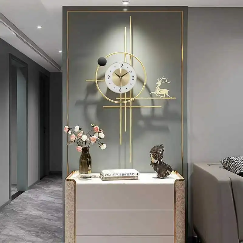 63X41cm Simple creative fashion home art decoration wall clock living room bedroom porch personality luxury wall clock
63X41cm Simple creative fashion home art decoration wall clock living room bedroom porch personality luxury wall clock