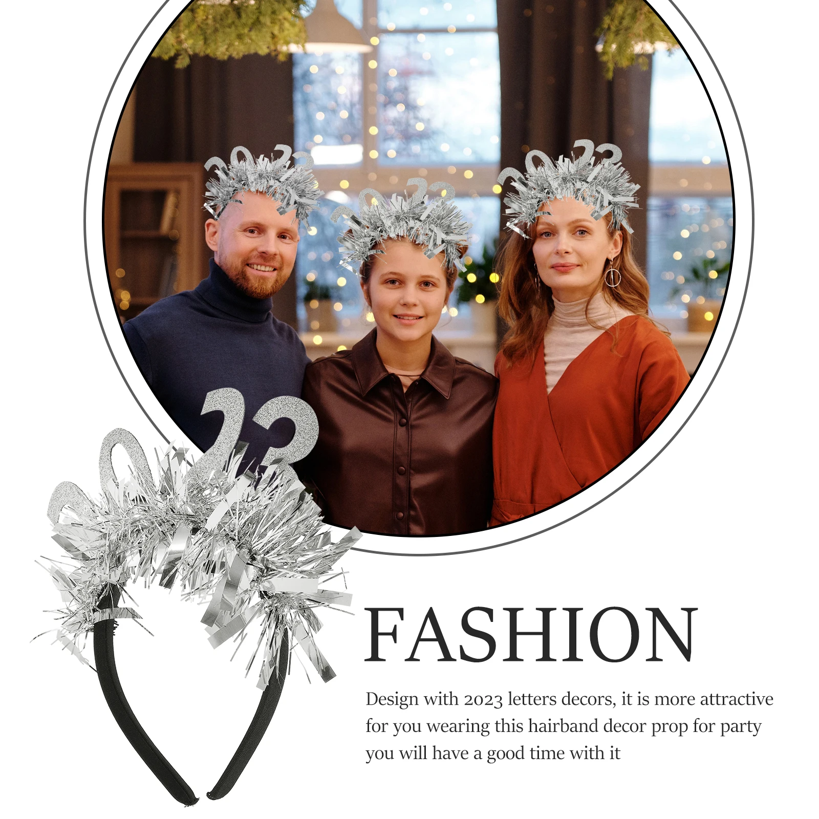 New Year Headband 2023 Themed Hair Decorations for Women Party Accessories Chic Hairband Headdresses Hair Decor Prop
New Year Headband 2023 Themed Hair Decorations for Women Party Accessories Chic Hairband Headdresses Hair Decor Prop