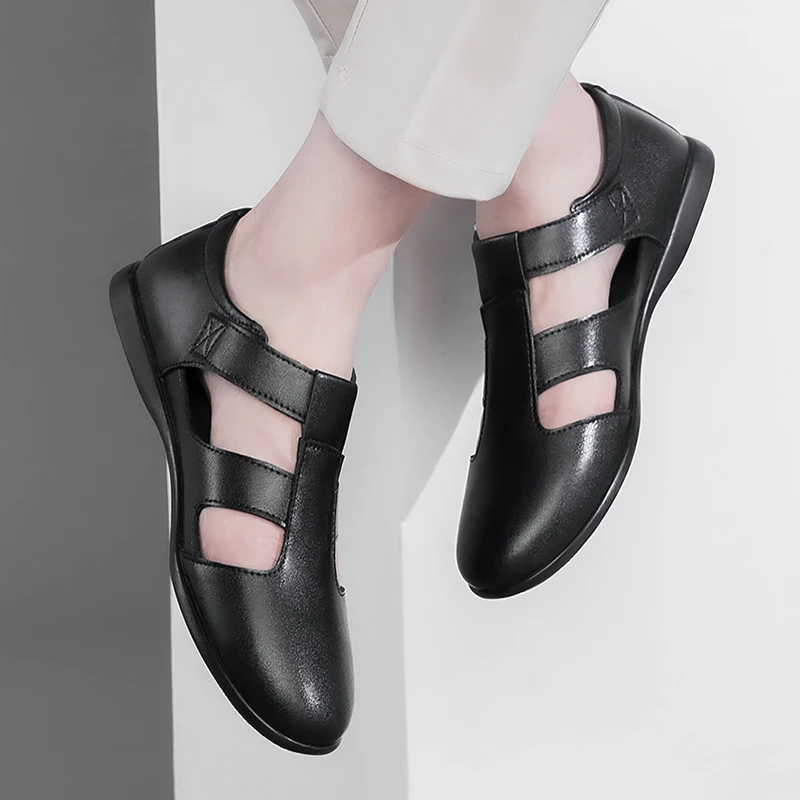 Brand Leather Breathable Business Sandles Shoes Men Summer Sandals Trend 2025 Comfortable Flats Versatile Men Trending Sandales
Brand Leather Breathable Business Sandles Shoes Men Summer Sandals Trend 2025 Comfortable Flats Versatile Men Trending Sandales